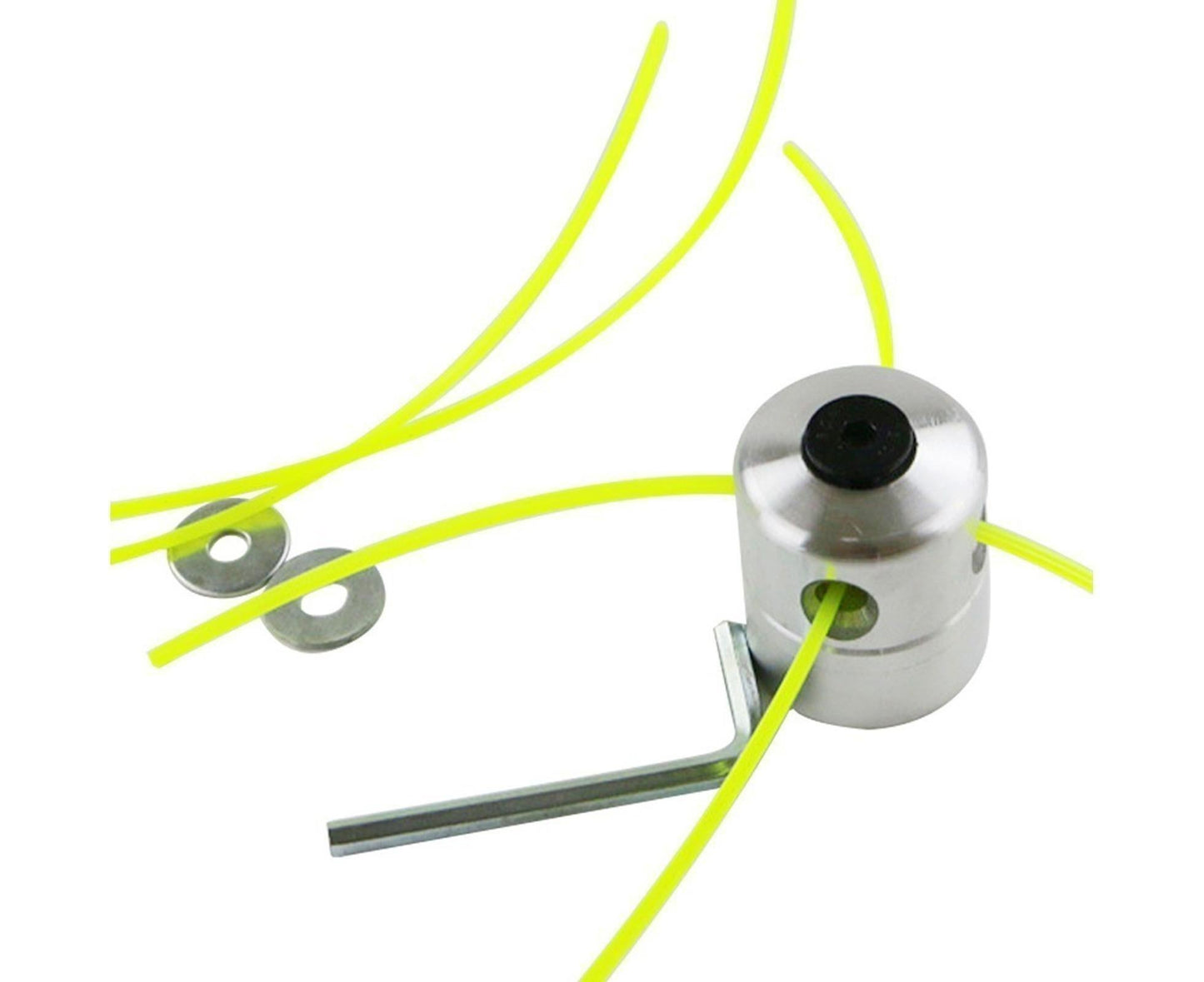 1 Set Grass Trimmer Head Cylindrical - Silver