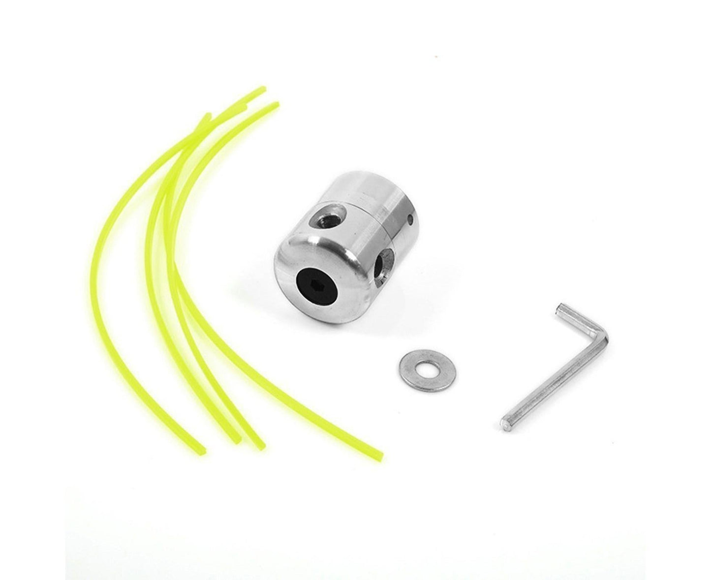 1 Set Grass Trimmer Head Cylindrical - Silver