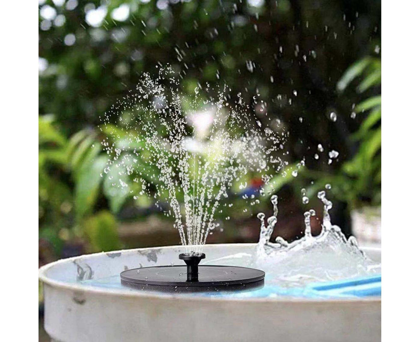 Water Fountain Solar Pump - Black