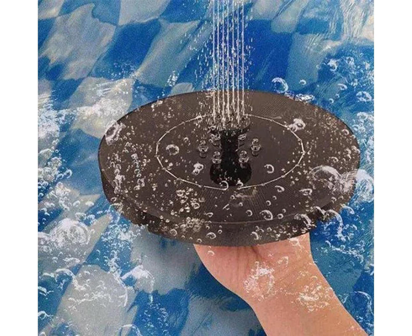 Water Fountain Solar Pump - Black