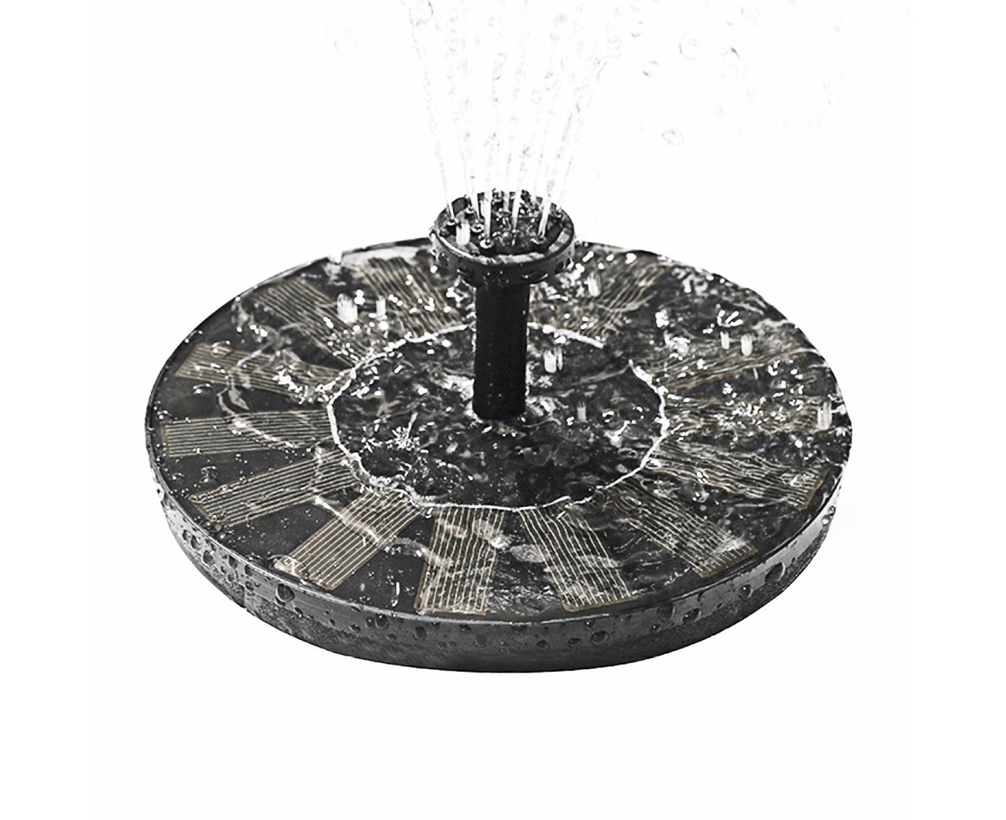 Water Fountain Solar Pump - Black