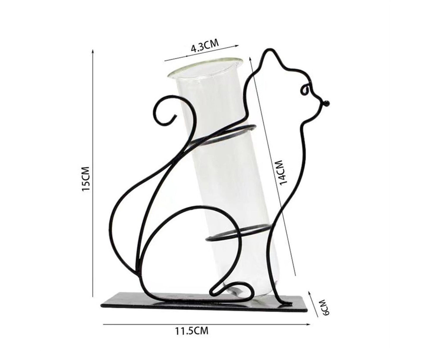 Creative Hydroponics Planter Vase with Holder - B