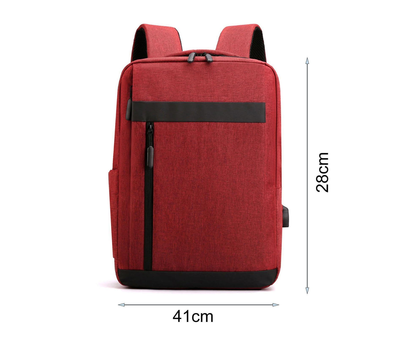 Unisex Backpack Adjustable Shoulder Straps Multilayer Multifunction USB Charging Port Casual Rucksack for Outdoor - Light Grey