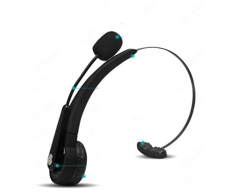 Comfort-Fit,Foldable Headset with Flexible Noise-Cancelling Microphone