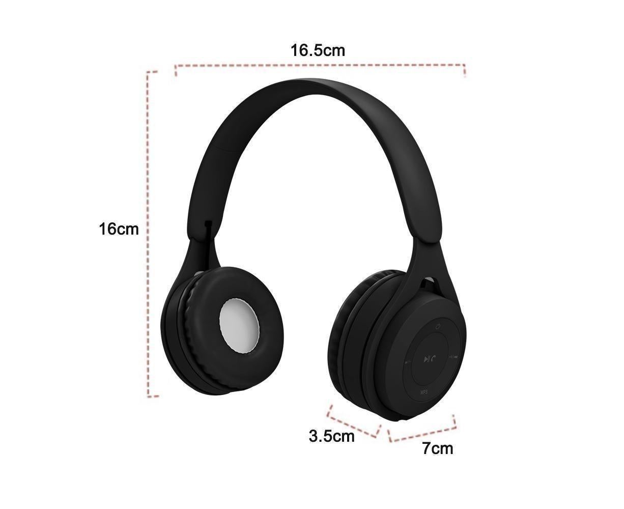 Bluetooth Over Ear Headphones - Soft Earmuffs - Built-in Mic Bluetooth 5.0