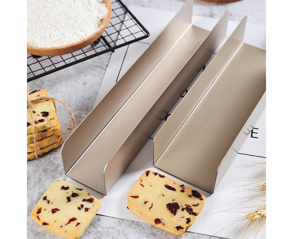 Non Stick Cake Mold Biscuit Bread Cookie Baguette Toast U Shape Baking Tool-Short