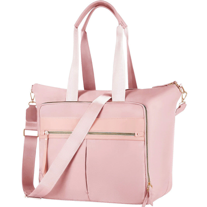 Travel Bag - Women's Travel Bag - Sports & Fitness Bag - Yoga Bag - Sports Bag - Carry-On Luggage - Waterproof & Durable - 40x21x34 cm - Dry/Wet Separation Luggage - Weekend Bag - Pink