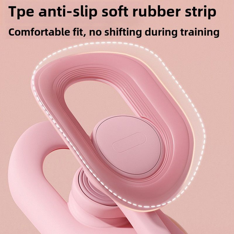 Blue - Multifunctional Thigh Master Trainer with Calorie & Time Counter, Home Kegel Exerciser for Inner Thighs, Buttocks, and Arms