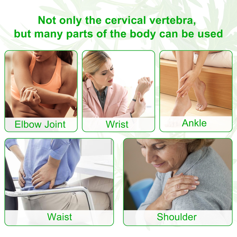 Mugwort Cervical Heat Patches: Herbal Patches for Neck and Shoulder Stiffness and Soreness in “Text Neck” Sufferers (48 pcs/4 boxes)