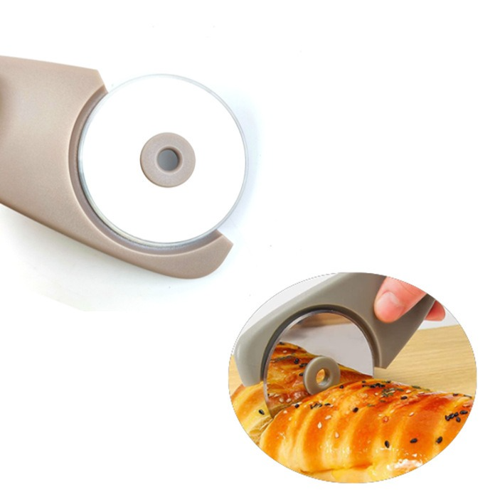 5 In 1 Portable Kitchen Gadget Set, Stainless Steel Pizza Cutter, Peeler, Cheese Grater, Garlic Grinder & Bottle Opener Multi-function Kitchen Tools
