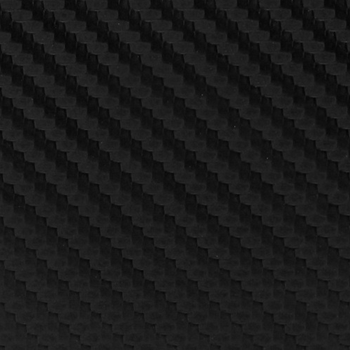 Full-Zip Carbon Fiber PU Wallet for Men, Multi-Card Slot Snap Coin Purse with ID Photo Window - Black
