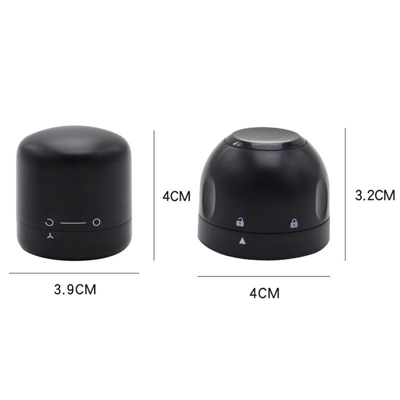 4Pcs Wine Stopper Set (2 Red Wine Stoppers + 2 Champagne Stoppers), Rotatable Lock Design with Food-Grade Silicone