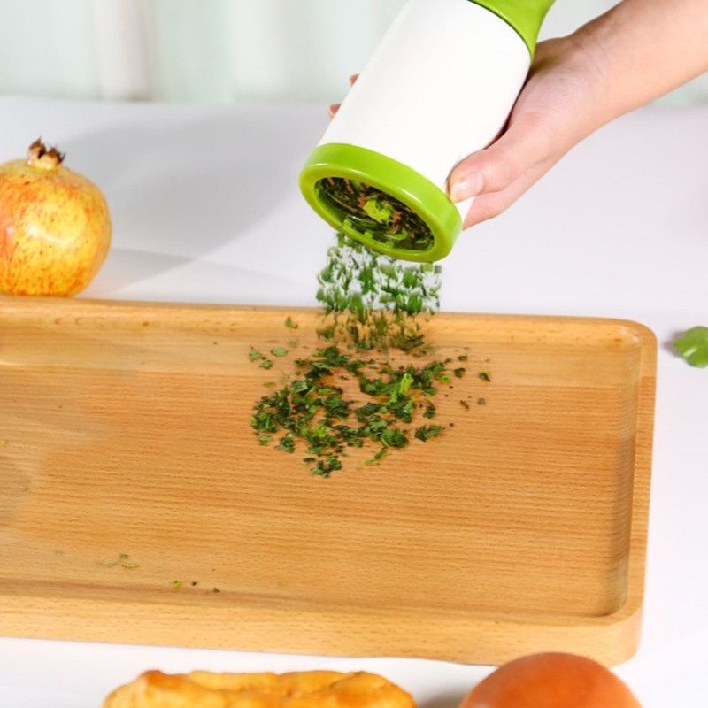 Handheld Herb Mill Grinder, Manual Parsley Cilantro Garlic Spice Shredder for Kitchen