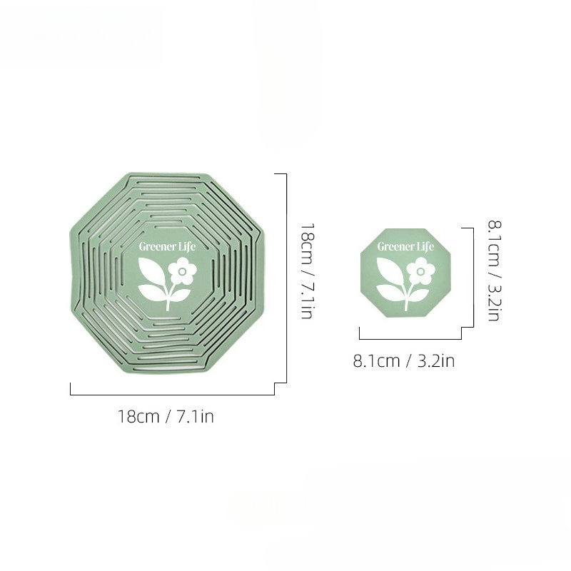 2-in-1 Transformable Silicone Coaster Carrier, Foldable Reusable Wine, Milk Tea, and Beverage Carry Bag & Heat Mat Gift - Pink