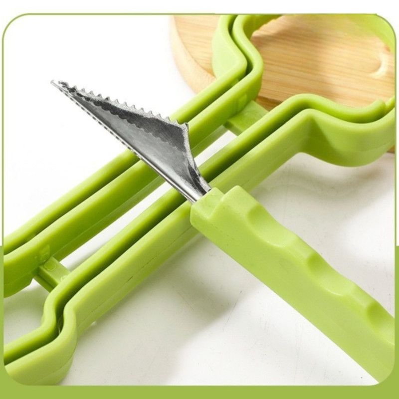 3-in-1 Stainless Steel Fruit Carving Scoop, Multi-Function Melon Seed Remover Kitchen Tool