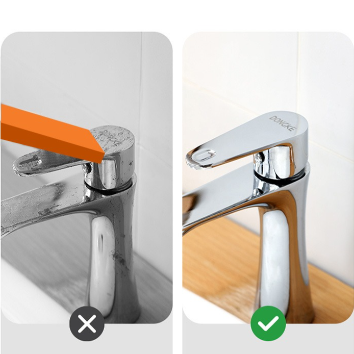 3-Pack - Stainless Steel Rust Cleaning Eraser, Multi-Purpose Stain Remover Block for Kitchen Limescale & Rust - Blue