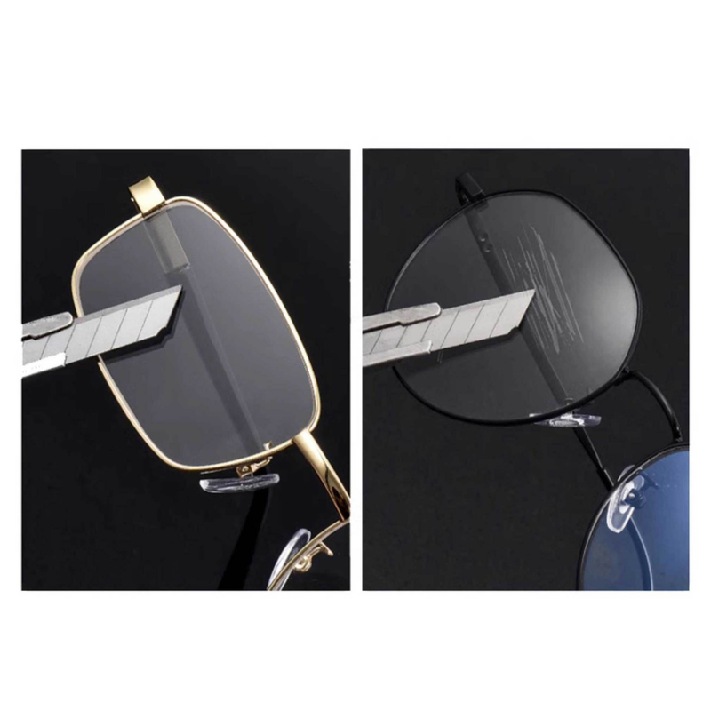 +2.50 Diopter Metal Portable Foldable Anti-Blue Light Reading Glasses, Lightweight Compact Readers for Seniors - Silver