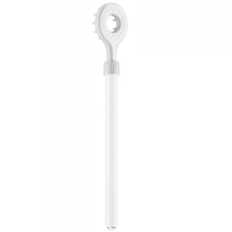Retractable Double-Sided Back Scratcher, Multi-Function Itch Relief Tool with Ball-Point Massager—Gray