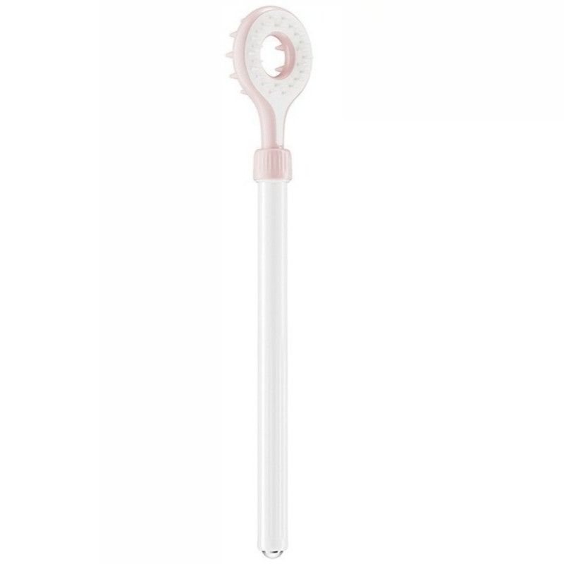 Retractable Double-Sided Back Scratcher, Multi-Function Itch Relief Tool with Ball-Point Massager—Pink