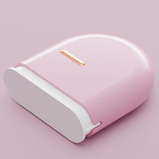 Portable Ventilated Retainer Case, Orthodontic Invisible Braces & Denture Storage Box with Tool Compartment—Pink