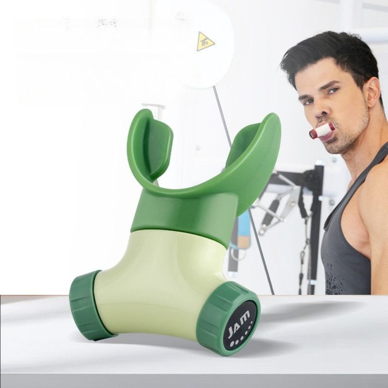 Adjustable Resistance Breathing Trainer, Portable Lung Capacity Exerciser, Respiratory Training Device for Home Use—Purple