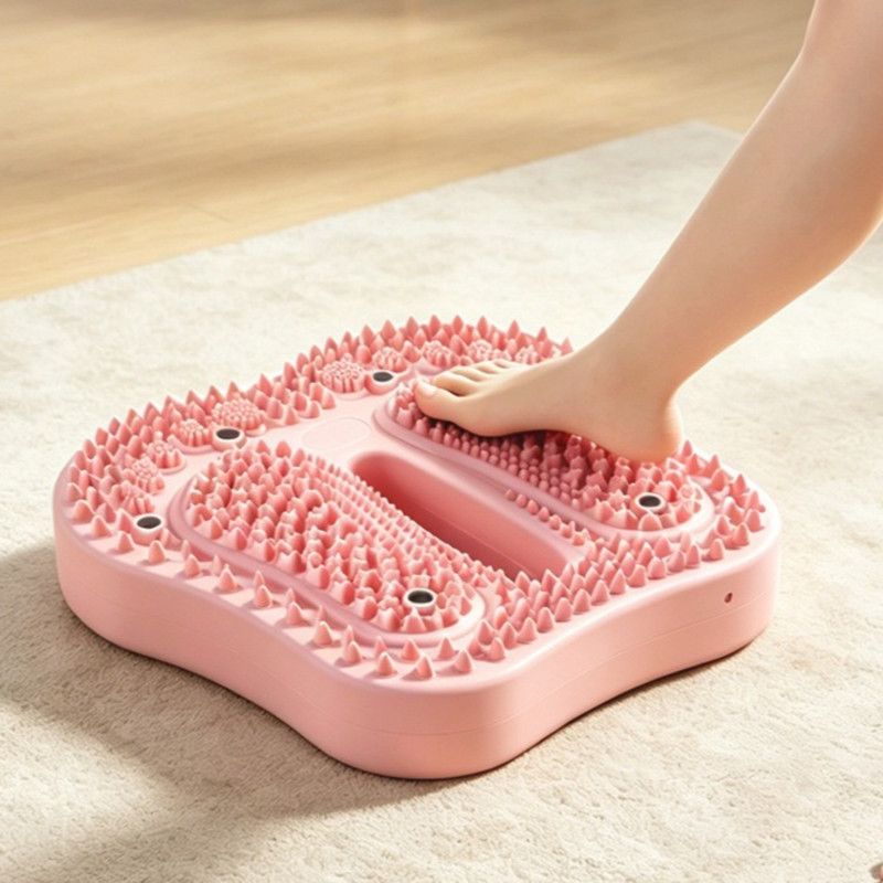 Foot Massage Mat, Home Acupoint Step Trainer, Magnetic Foot Pressure Pad—Blue