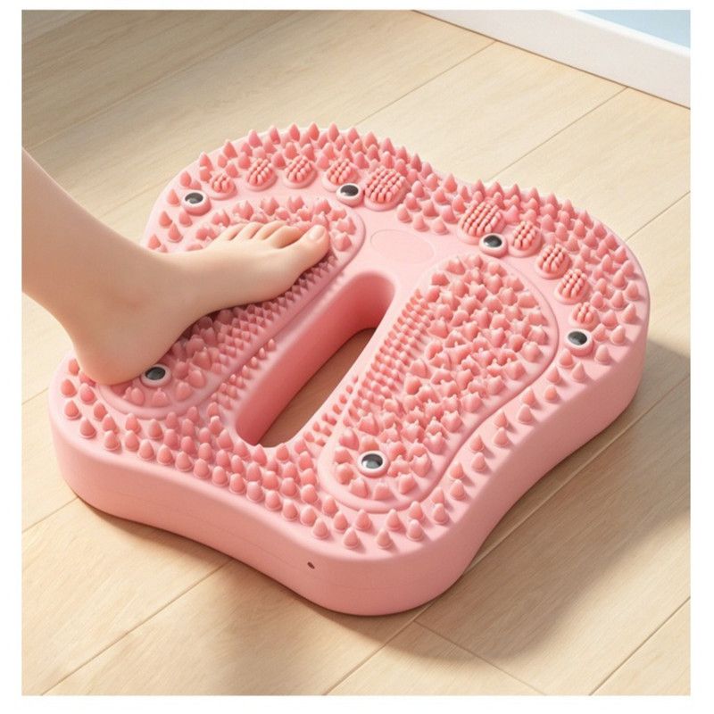 Foot Massage Mat, Home Acupoint Step Trainer, Magnetic Foot Pressure Pad—Blue