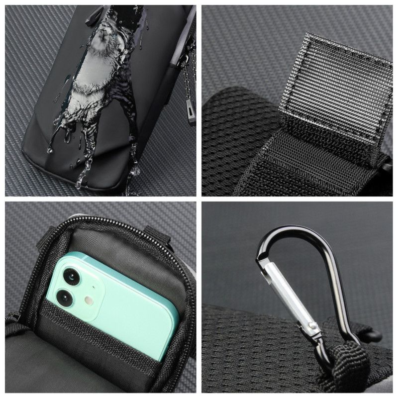 Multifunctional Sports Phone Arm Bag, Dual-use Crossbody Pouch for Running, Fitness & Cycling—Red