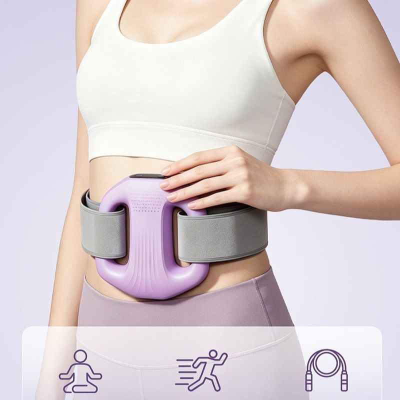 Dual Ring Vibration Massage Fascia Ring, Wearable & Handheld Dual-Use High-Power Fitness Massager—Black