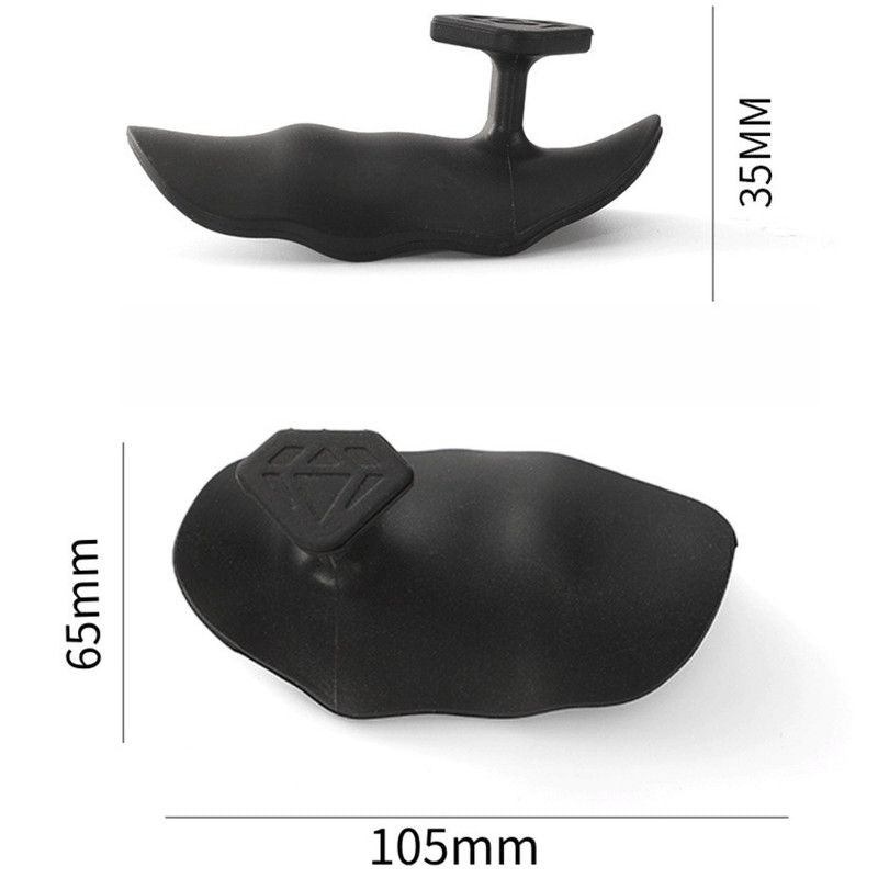 Silicone Fitness Palm Guards, Anti-Slip Lifting Palm Pads, Blister Prevention Grips (1 Pair)—Gray