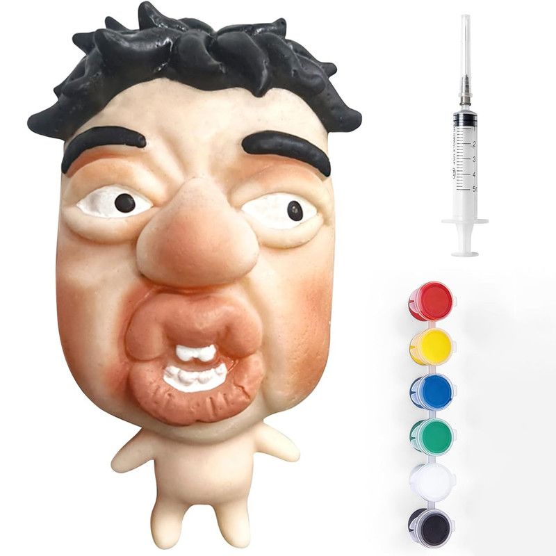 2-in-1 Adult Stress Relief Pop Toy, Refillable Pimple Popping Squishy, Reusable Eco-Friendly Silicone Sensory Stress Toy for Anxiety Relief