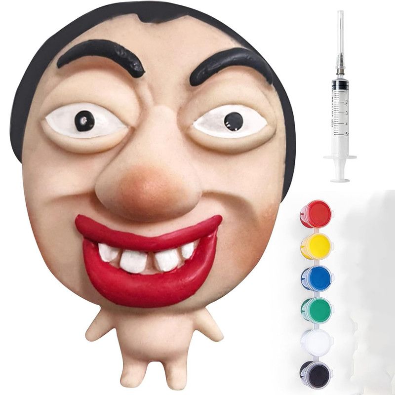 2-in-1 Adult Stress Relief Pop Toy, Refillable Pimple Popping Squishy, Reusable Eco-Friendly Silicone Sensory Stress Toy for Anxiety Relief