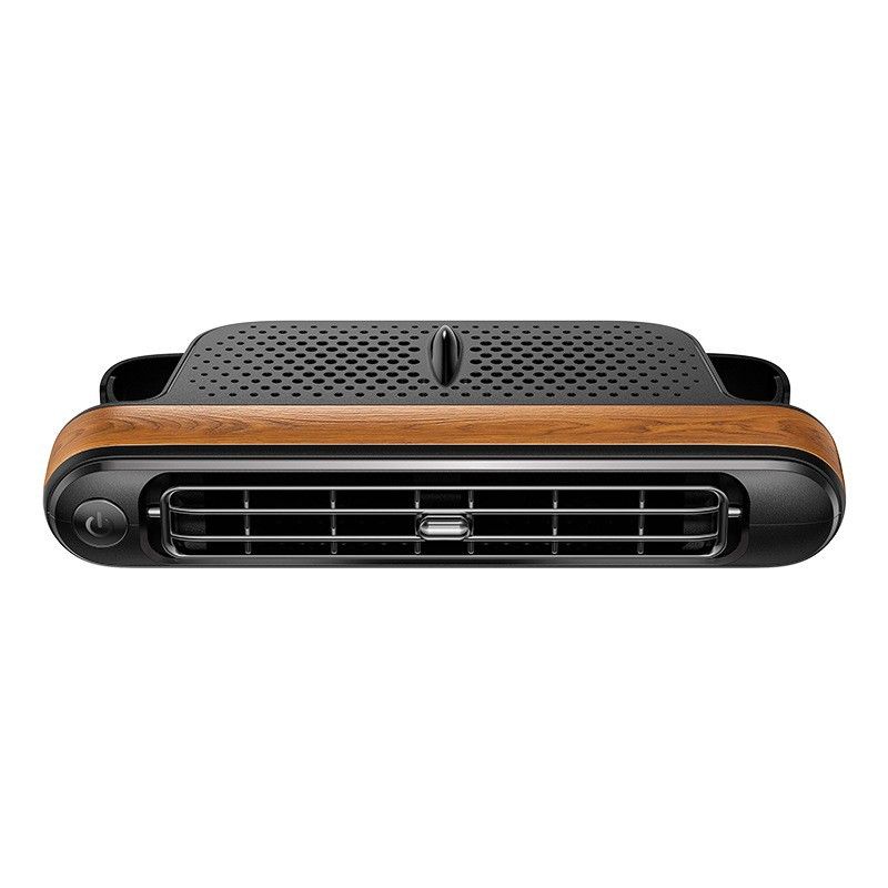 Car Seat Fan with USB Charging-Wood Grain
