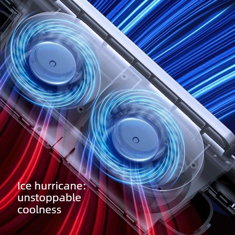 Car Seat Fan with USB Charging-Wood Grain