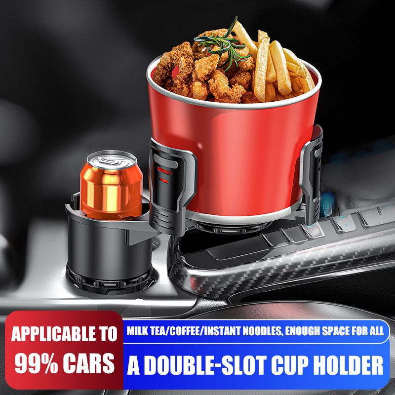 Adjustable Car Cup Holder Expander Small Size Multifunctional Vehicle Drink Bottle Holder Organizer For Car Console