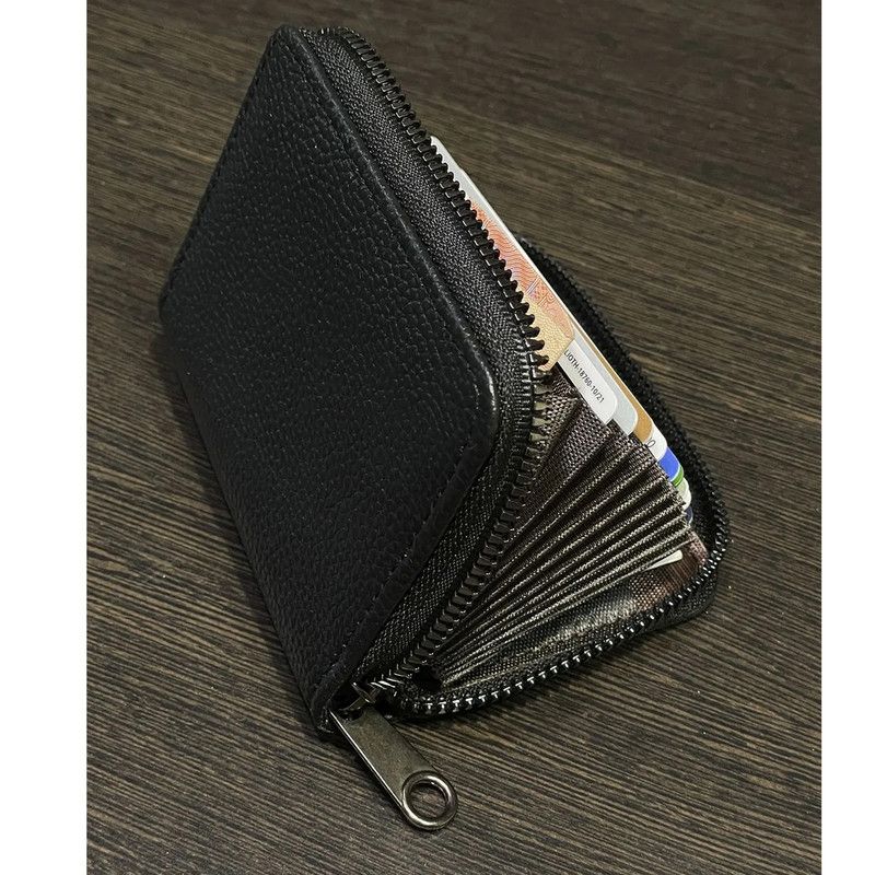 Men's Card Holder, Business Card Holder, Card Sleeve, Credit Card Holder，Black