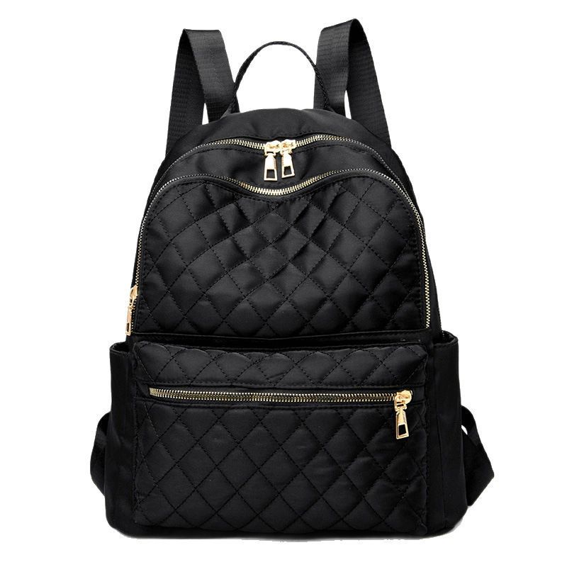 Quilted Water Resistant Backpack Handbag, Multiway Casual Daypack for Women Daily Travel & Shopping