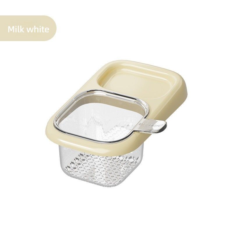 Kitchen Sink Drain Basket with Lid, Multifunctional Food Catcher Waste Filter Container for Countertop-cream