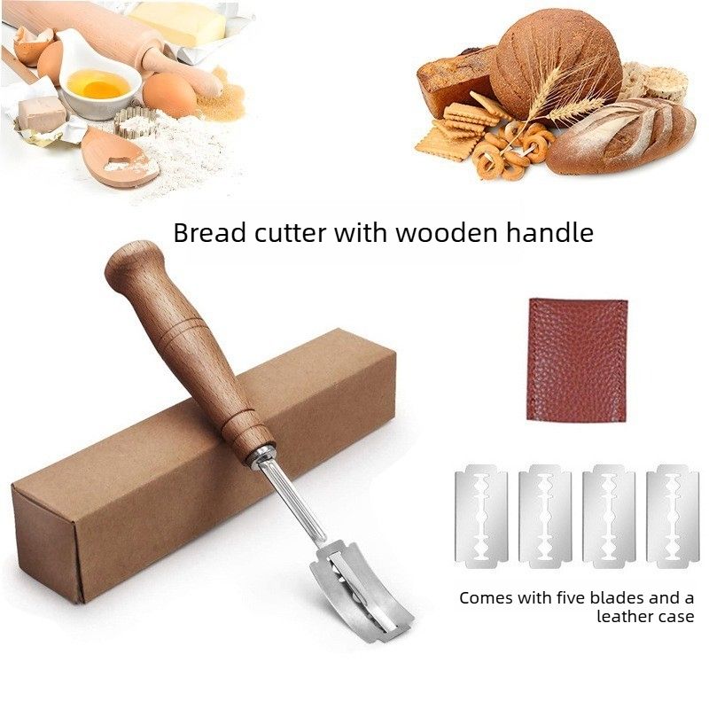 Bread Scoring Lame Tool Kit with Replacement Blades, Artisan Sourdough Bread Baking Gadget for Home Bakers