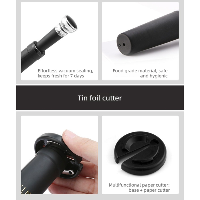 Rechargeable Electric Wine Opener Gift Set, Complete Wine Accessory Kit for Home Use & Wine Lovers Present