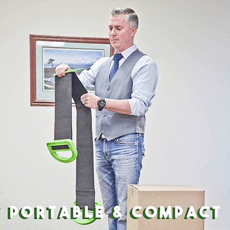 Portable Moving Straps with Handles – Heavy-Duty Carry Belts for Hauling Furniture, Refrigerators, and Boxes During Relocation-153cm