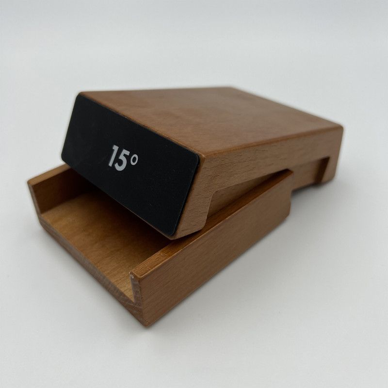 Roller Knife Sharpener with Solid Wood Body