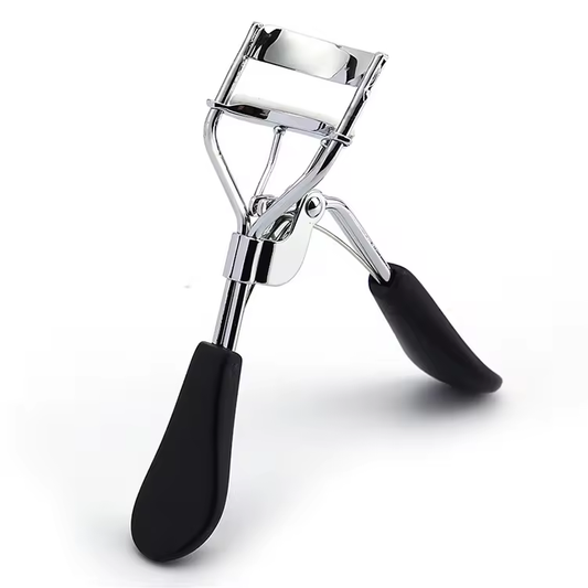 Professional Wide-Angle Eyelash Curler with Ergonomic Handle - Precision Eyelash Curler for All Eye Shapes - Pain-Free Long Lasting Curl & Soft Silicone Pads