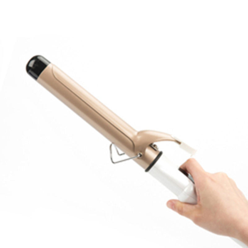 Salon-Grade Ceramic Hair Curling Wand | Precision LCD Temp Control with 9 Settings | Fast Heating Ionic Hair Curler for Shiny Waves | Anti-Static Tourmaline Barrel | Global Dual Voltage