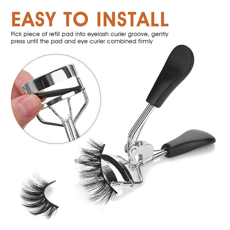 No-Pinch Precision Eyelash Curler - Gentle Silicone Cushion for Natural Lash Protection - Effortless Curls for Beginners & Pros - Professional Grade