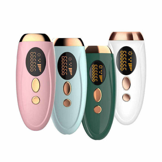 Pink Permanent IPL Hair Removal for Women & Men | Advanced Ice Cooling Tech for Painless Treatment | 999,999 Flashes Lifelong Device | 5-Level Intensity Professional Home Laser Hair Remover