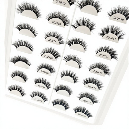 12mm Everyday Natural False Lashes - Soft Handmade 3D Synthetic Strip Lashes - Lightweight & Reusable Cruelty-Free Lashes for a Subtle Look