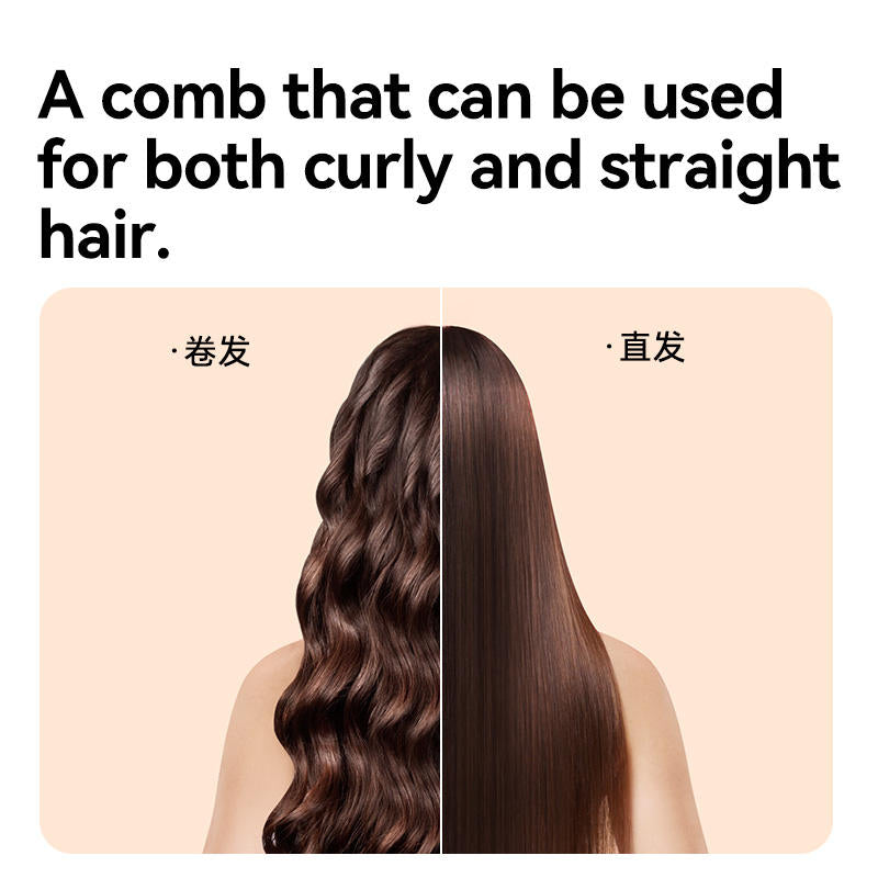 Wireless Heated Volume Brush | 2-in-1 Ionic Straightening & Curling Comb | Wide Pitch Heater for Root-to-Tip Smoothness | Portable USB Rechargeable Hair Styler | Professional Anti-Scald Design