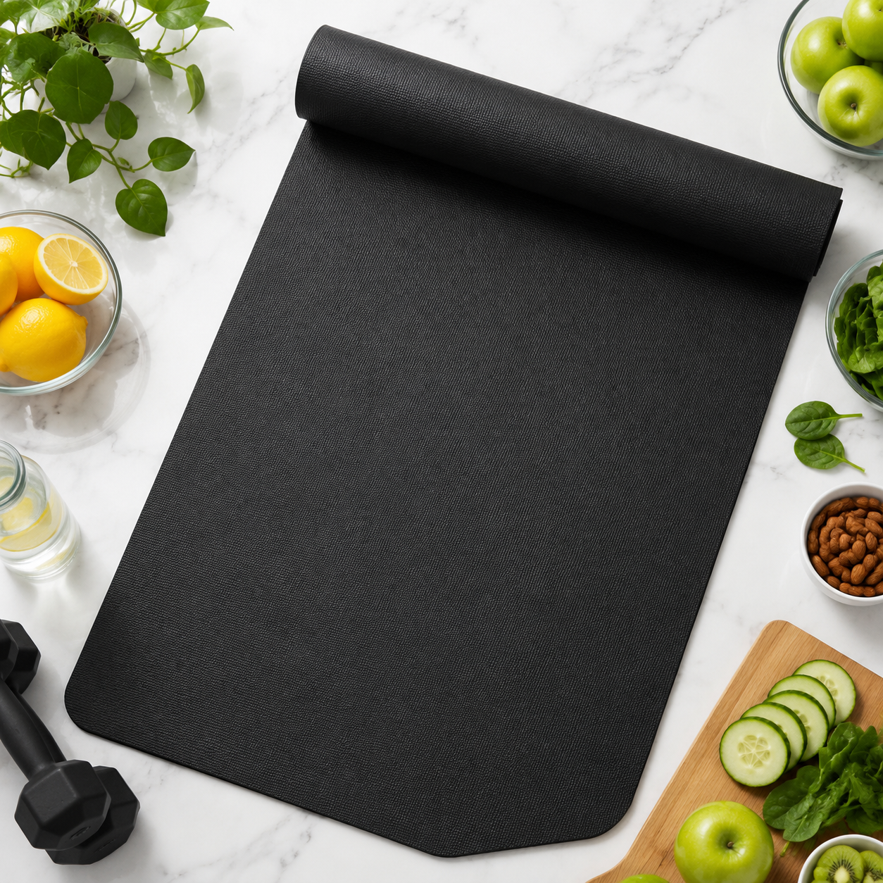 PROIRON Yoga Mat Eco Friendly NBR All-Purpose 10mm Thick Non-Slip Exercise Mat - 183cm x 66cm - 7 Colours