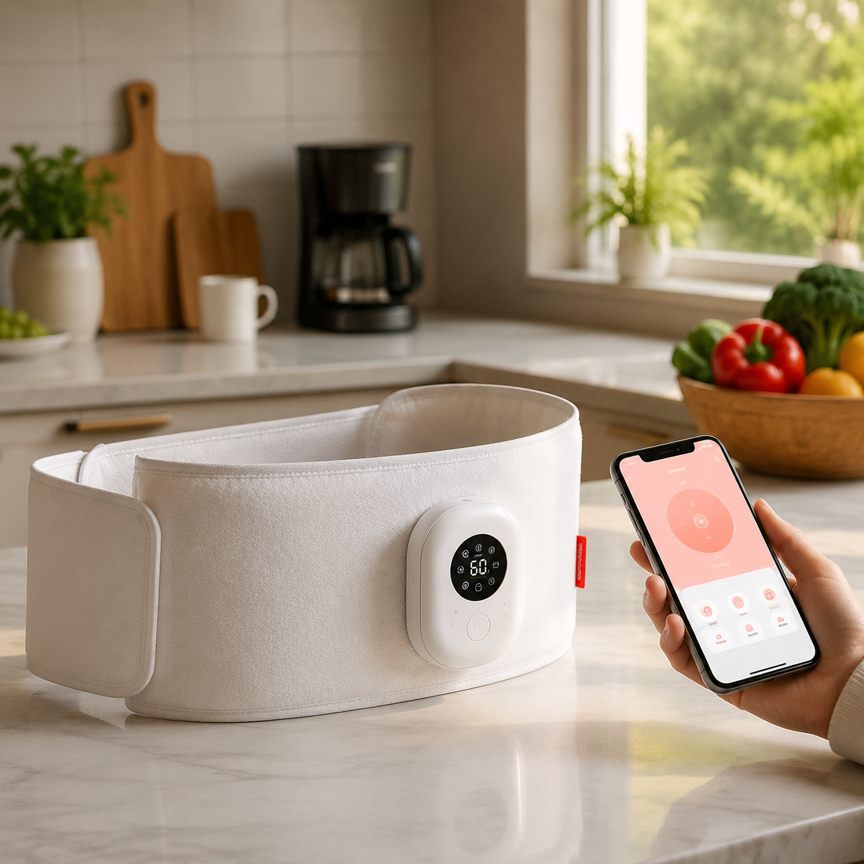 Comfytemp Cordless Portable Heating Pad APP Control - Lower
